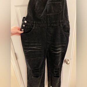 Bibi Corduroy Oversized Overalls